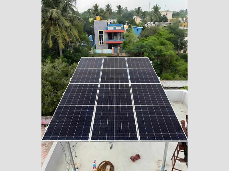 On Grid Solar Residential System 1–10 kW Rooftop