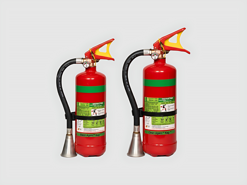 Clean Agent Fire Extinguisher 6L And 9L For Electrical Safety