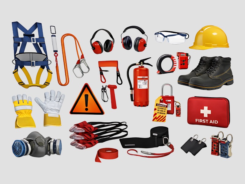 General Safety Equipment Kit for Industrial & Workplace Protection