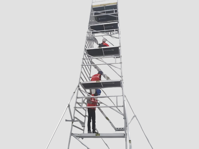 Movable Aluminium Scaffolding Ladder