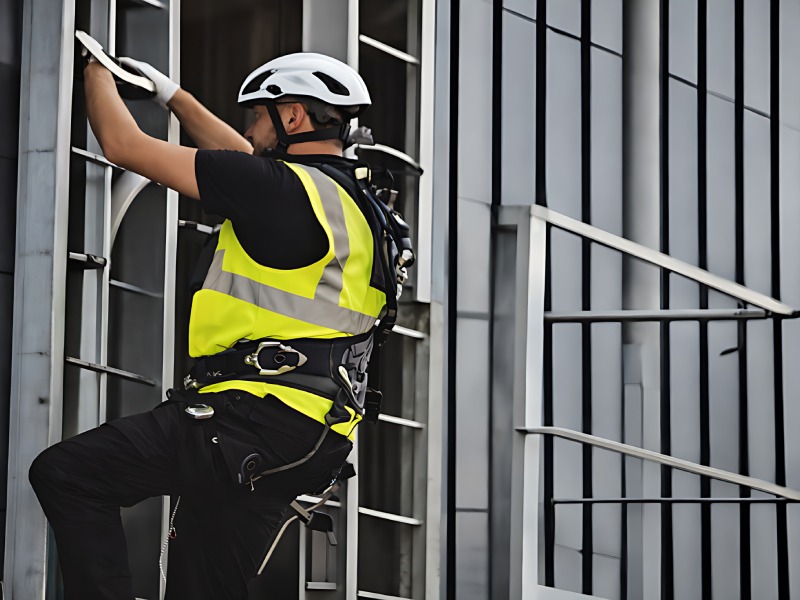 Vertical Lifeline System Fall Protection for Industrial Work at Height