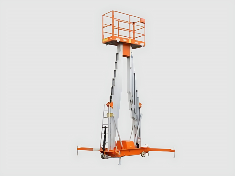 Vertical Lift Twin Mast 10 Meter Height for Industrial Maintenance