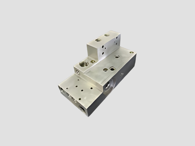 Stepped Precision Base Plate Fixture Block For CNC Applications