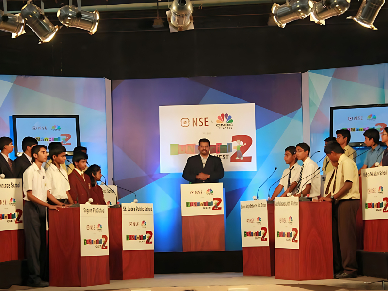 Modular Branding Graphics Setup For Corporate Events