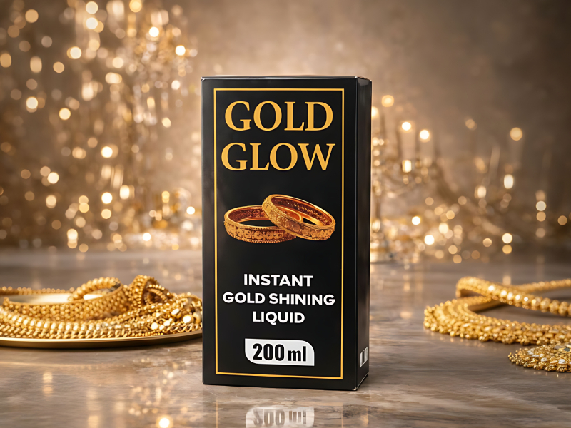 Gold Glow Instant Shine Liquid 200ml – Swastik Gold