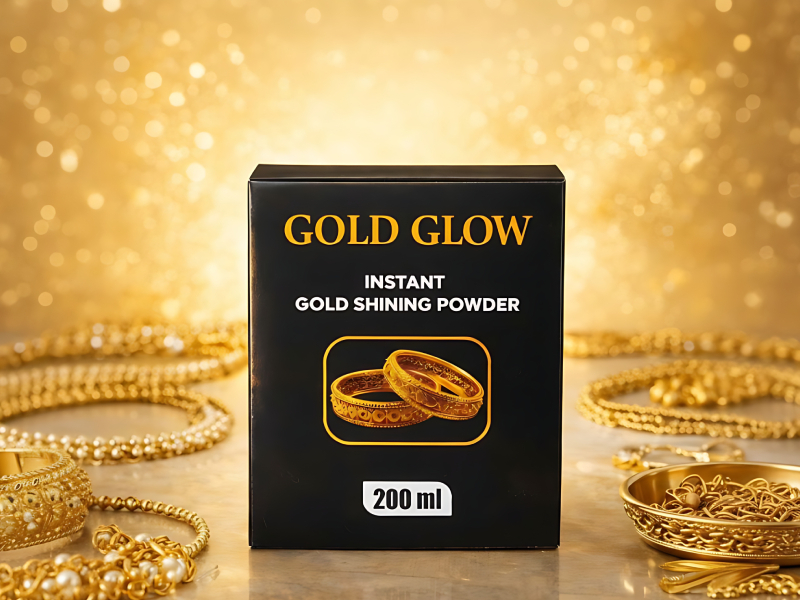 Gold Glow Instant Shine Powder 200ml – Swastik Gold