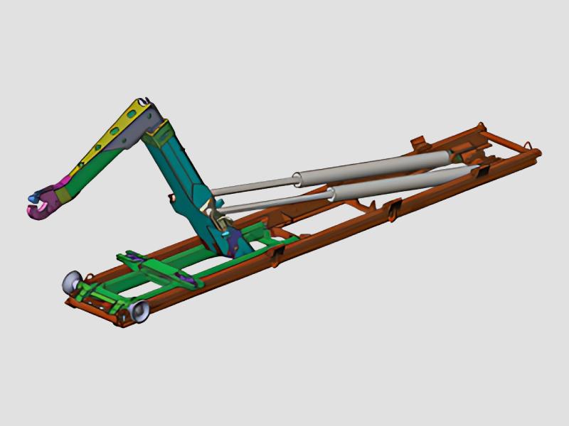 Truck Mounted Hooklift System For Container Handling Paramex Hooklift