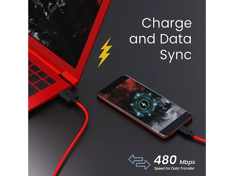 1.5 Meter TPE Type C To USB Fast Charging And Data Transfer Cable