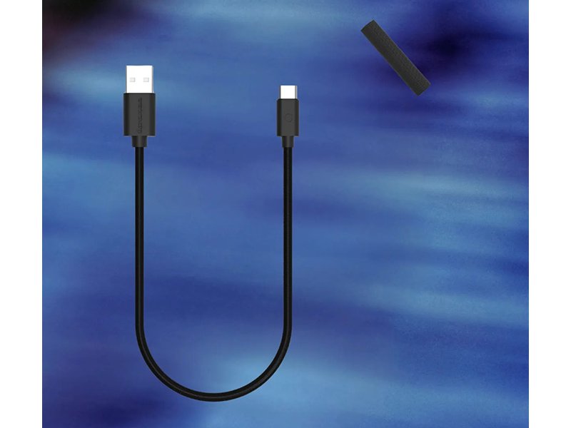 Braided 0.25 Meter Short Type C To USB 3.1A Fast Charging and 480 Mbps Data Transfer Cable