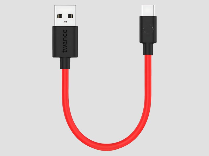 Short 0.25 Meter Type C To USB 3.1A Fast Charging And Data Transfer Cable