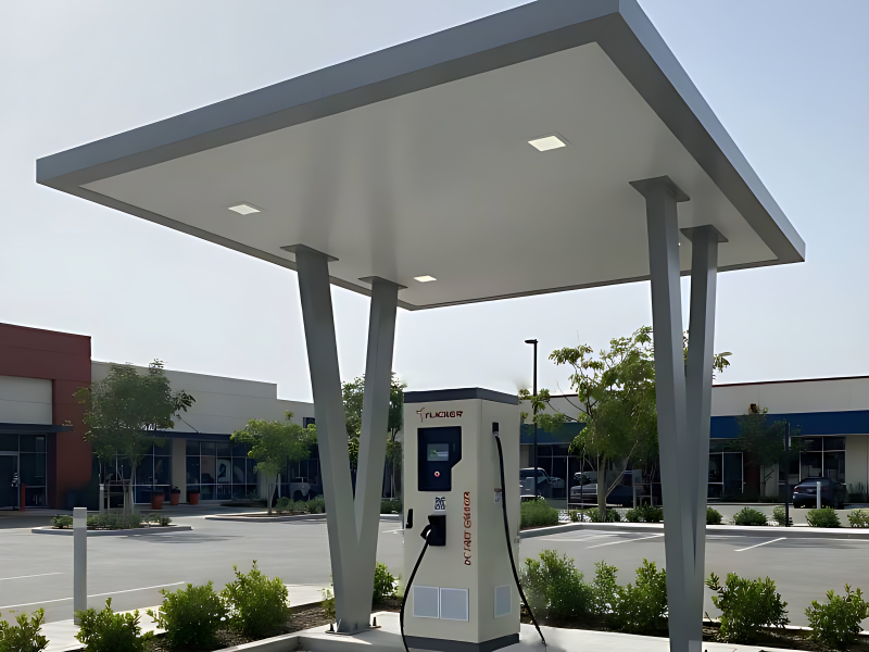 DC Fast EV Charger Single Gun for Commercial Charging Stations