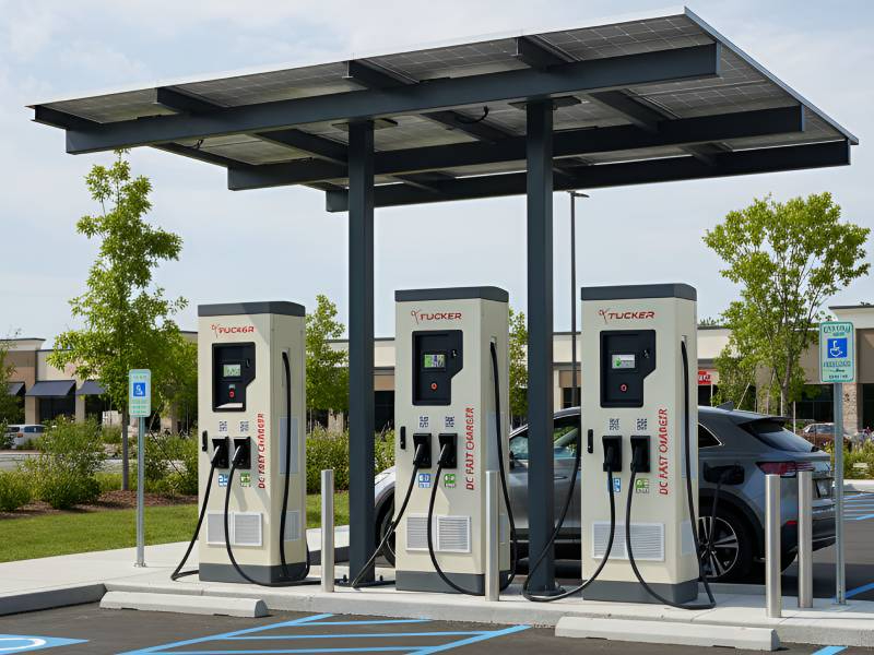 DC Jumbo Fast EV Charger for High Capacity EV Charging Stations