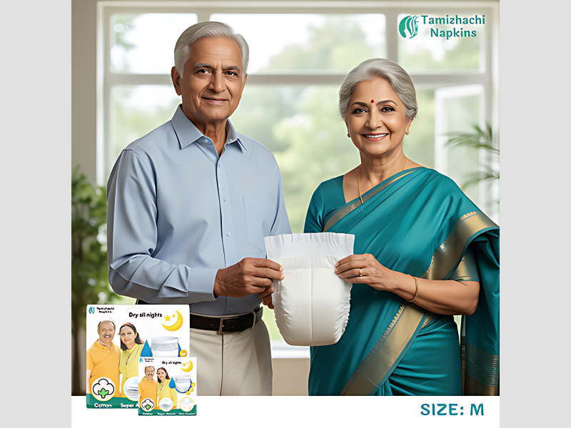 Adult Disposable Diaper Medium Size For Daily Incontinence Care