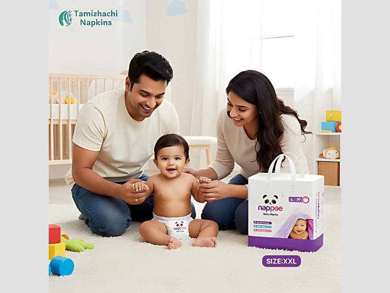 Nappee Economy Baby Diaper Double Extra Large For Long Wear Use