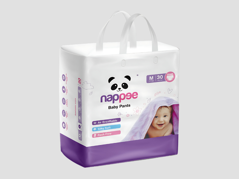 Nappee Economy Baby Diaper Medium Size For Everyday Baby Care