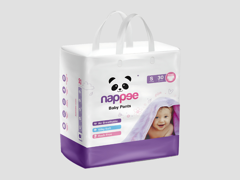 Nappee Economy Baby Diaper Small Size For Infant Dry Comfort