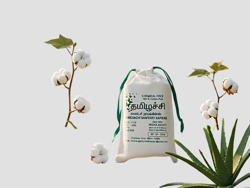 Tamizhachi Chemical Free Sanitary Pads For Sensitive Skin Safety