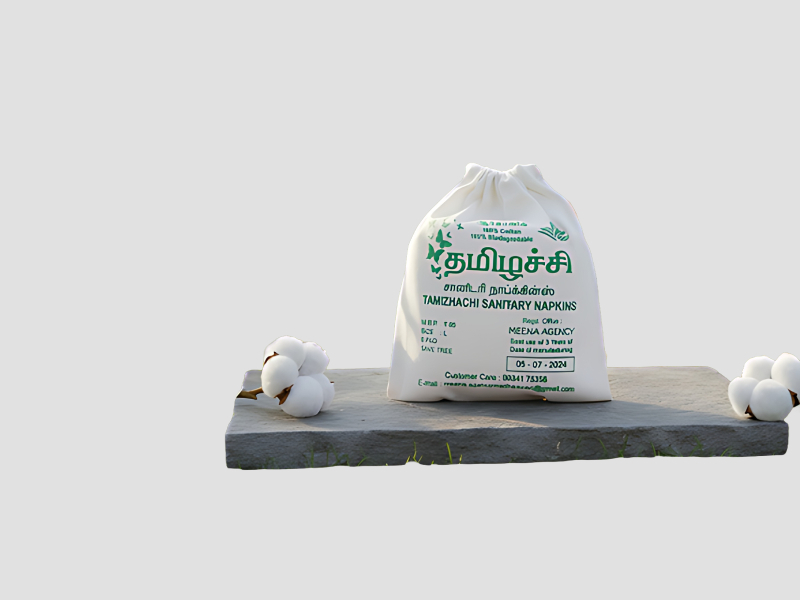 Tamizhachi Organic Sanitary Napkins For Natural Rash Free Comfort