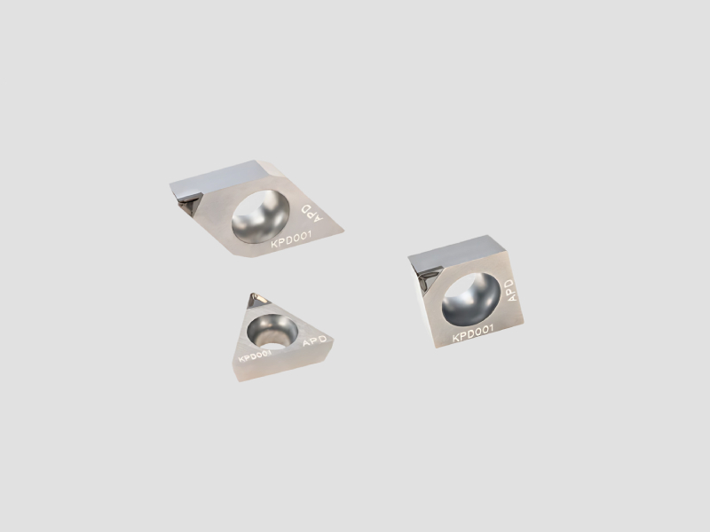 PCD CBN Ceramic Chipbreaker APD Series For High Efficiency Material Removal