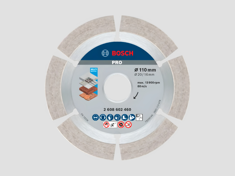 PRO Multi Material Diamond Cutting Disc For Versatile Cutting Across Surfaces