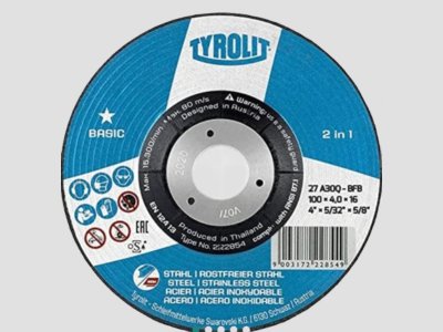 Tyrolit 14 Inch Cut Off Wheel For High Speed Precision Cutting Operations