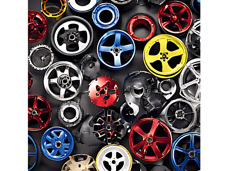 Automotive Tyre Rim Aluminium Hard Color Anodizing