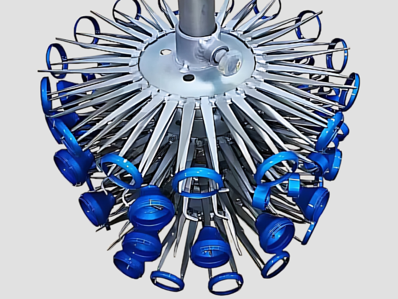 Blue Aluminium Anodizing Coating For Industrial Metal Components