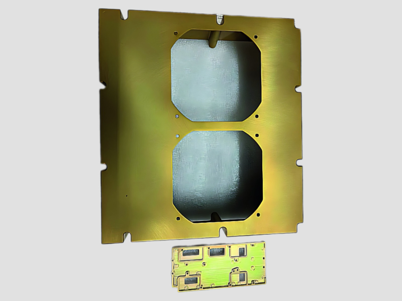 Metal Frame And Flange Yellow Chromation Surface Treatment