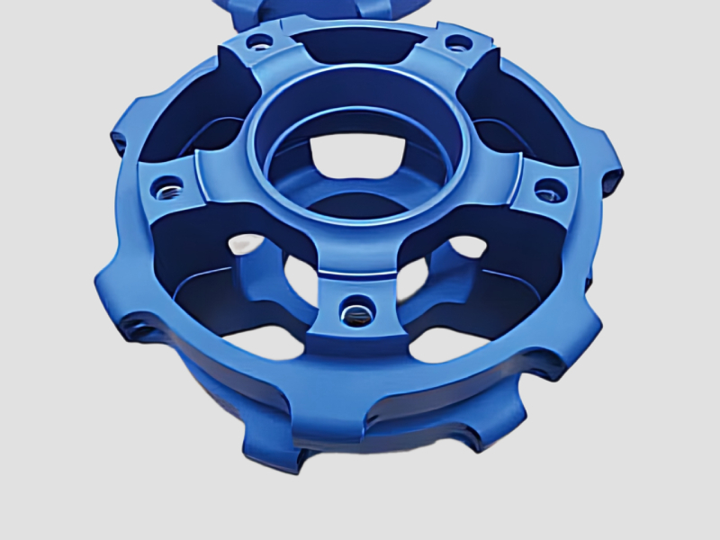 Turquoise Blue Aluminium Anodizing Finish For Decorative Parts