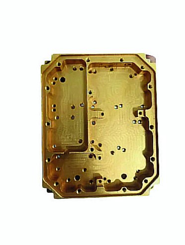 Yellow Chromated Square Metal Plate Cover For Corrosion Protection Use