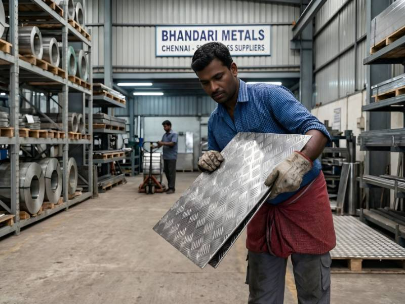 316Ti Stainless Steel Chequered Sheet For High-Temperature Industrial Flooring