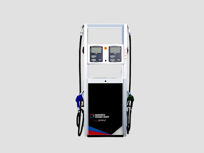 Dual Nozzle Fuel Dispenser System For High Volume Fuel Stations
