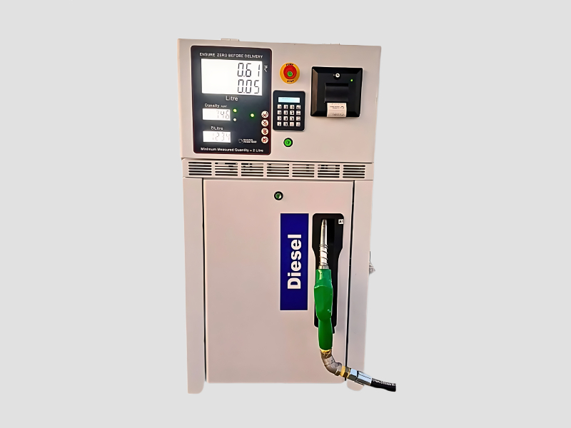 Single Nozzle Fuel Dispenser System For Retail Fuel Stations