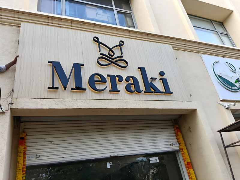 Acrylic LED Sign Board For Modern Display And Branding Use