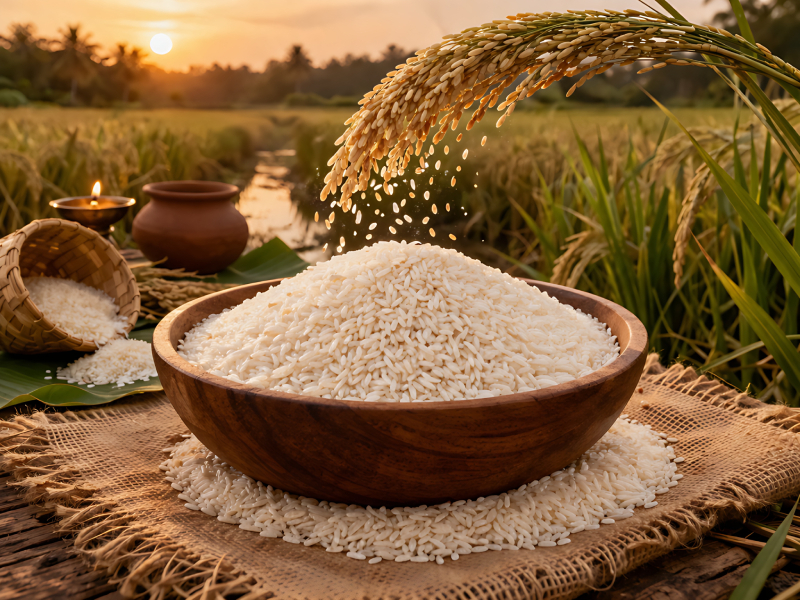 Kaikuthal Rice Hand Pounded Traditional Rice For Natural Nutrition ARM Orgaanics