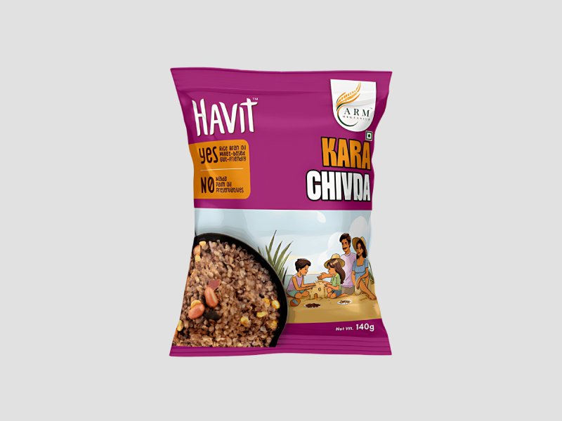 Kara Chivda Spicy Flattened Rice Snack ARM Orgaanics