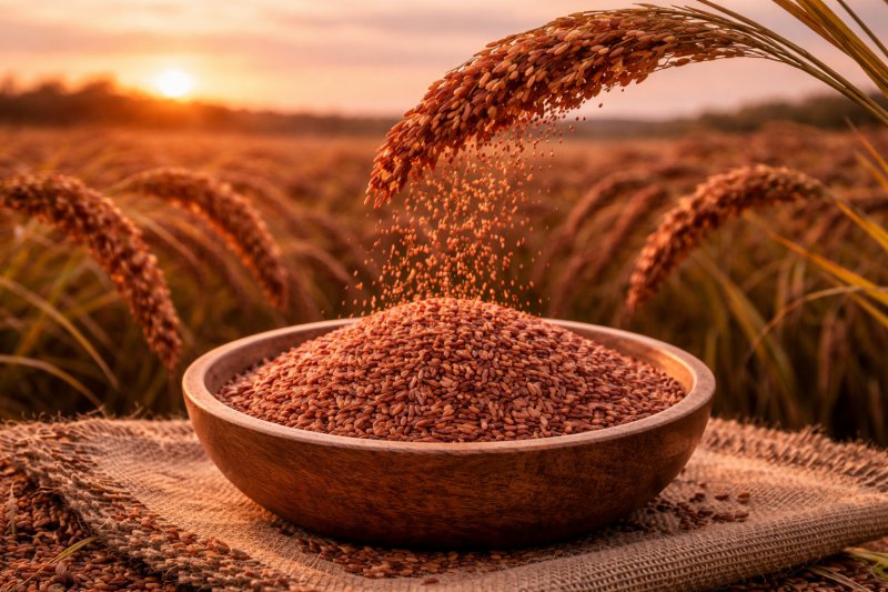 Red Rice Natural Whole Grain For Daily Healthy Cooking ARM Orgaanics