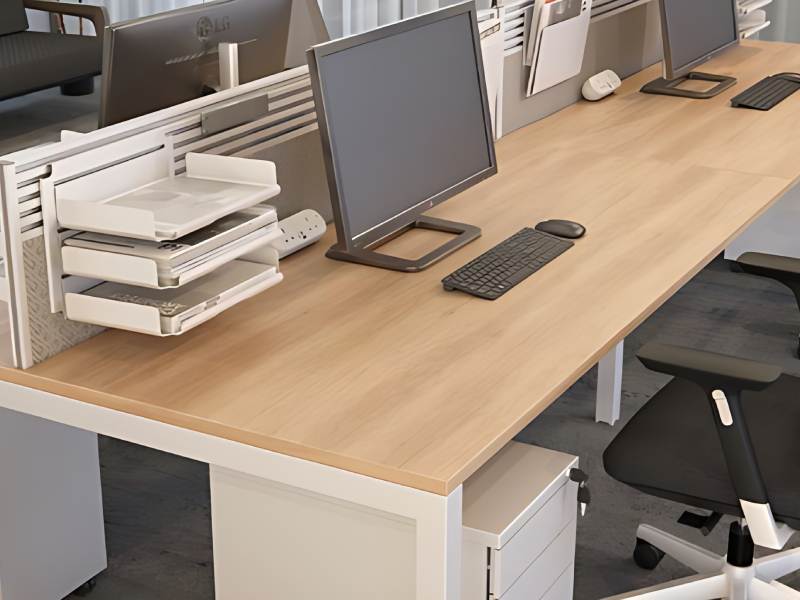 MS desking system for durable and modular office setups