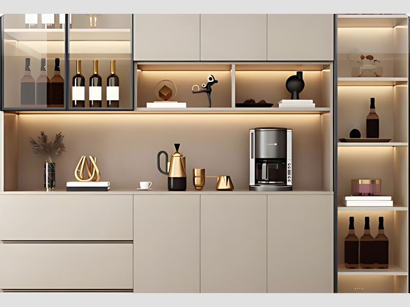 Modular crockery unit for organized dining area storage