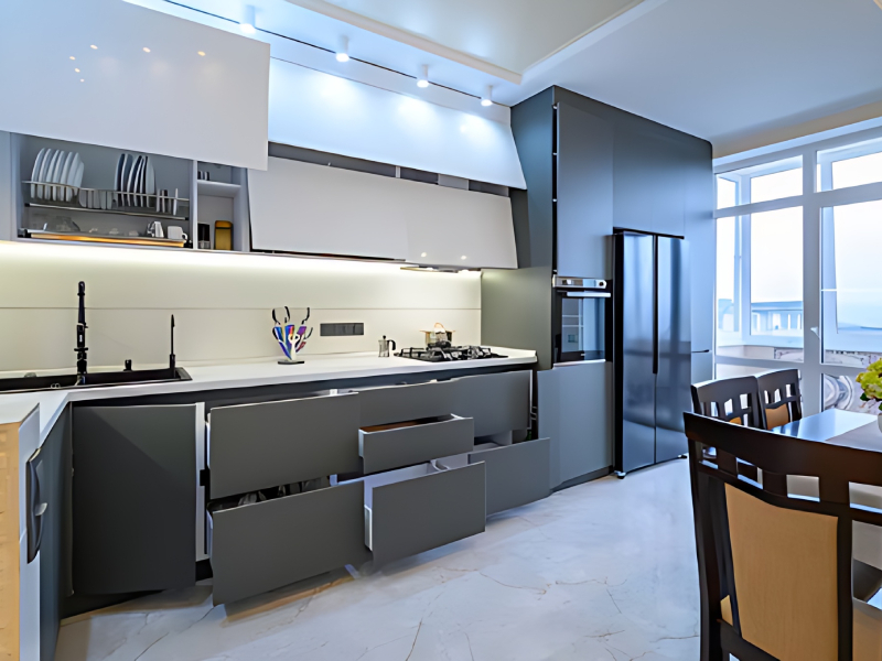 Modular kitchen furniture solutions for residential interiors