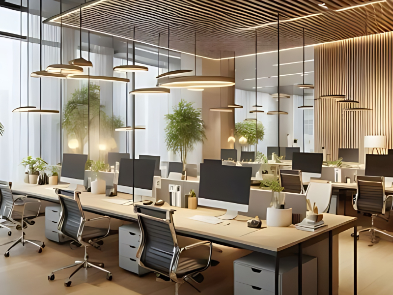 Office workstations for modern corporate work environments