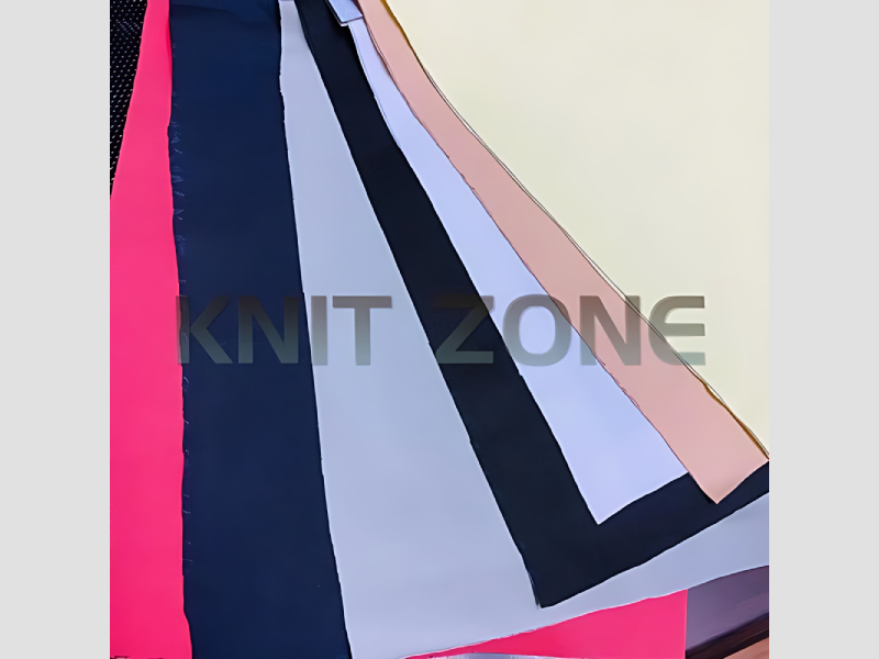 Poly Spandex Fabric 180 GSM Off-White 4-Way Stretch for Activewear