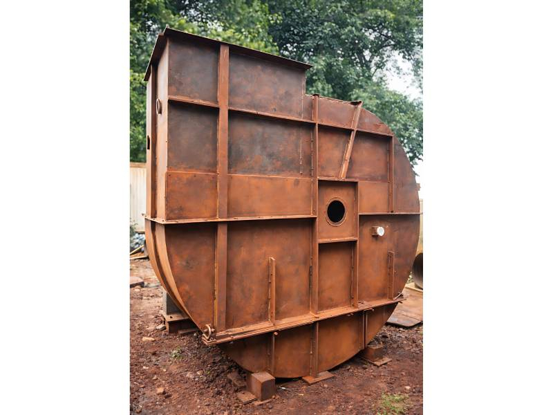 Casing With Inlet Box Steel Housing For Air Handling Systems