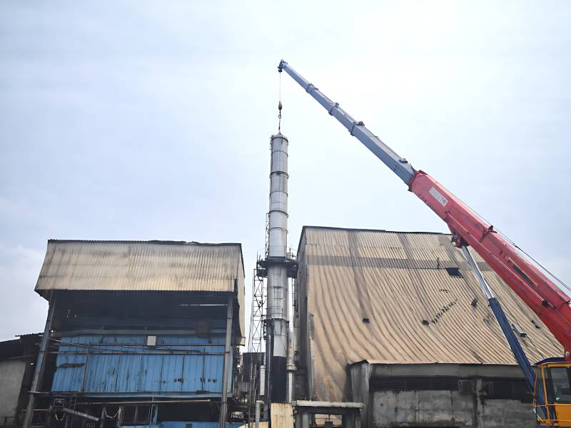 Dust Collector Chimney Steel Fabricated For Industrial Exhaust