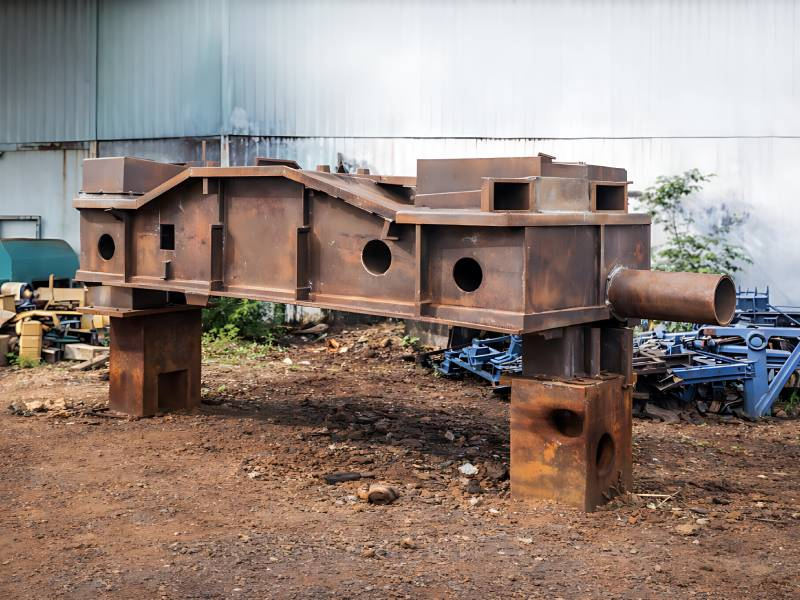 Lower Frame Steel Base Structure For Equipment Support