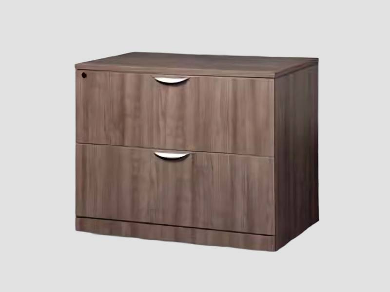 Two Drawer Wooden Storage Cabinet For Office File Organization Use