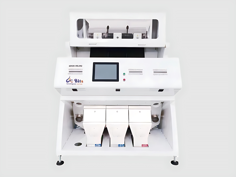 Cardamom Colour Sorting Machine Automatic 300 to 500 Kg Per Hour with Trichromatic CCD Camera