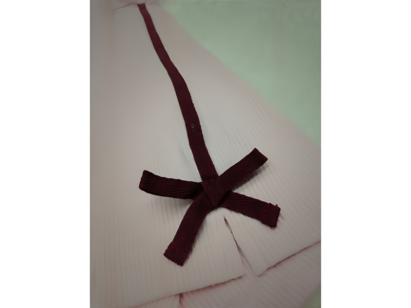 Ribbed Cotton Top with Bow 