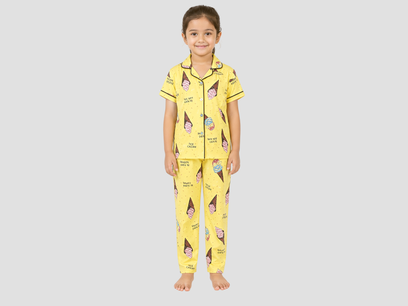 Girls Lounge wear collar set M ONE