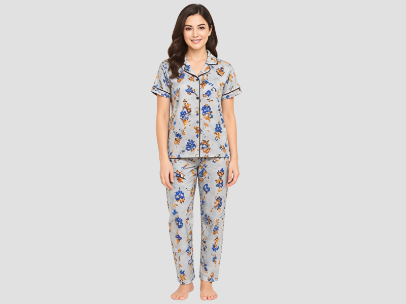 ladies lounge wear collar set M ONE 